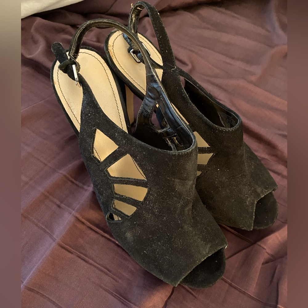 Black Suede Heels
